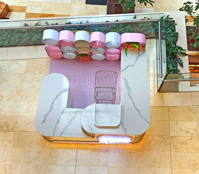 Diseño burbuja comercial